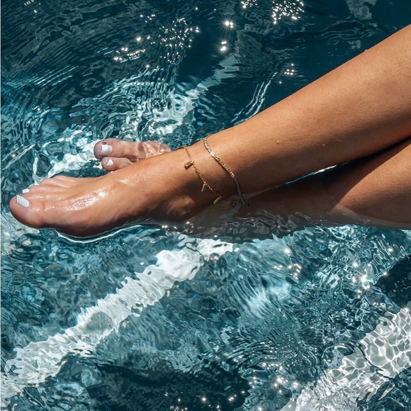 Sterling Forever Arya Chain Anklet - Picture 1 of 6